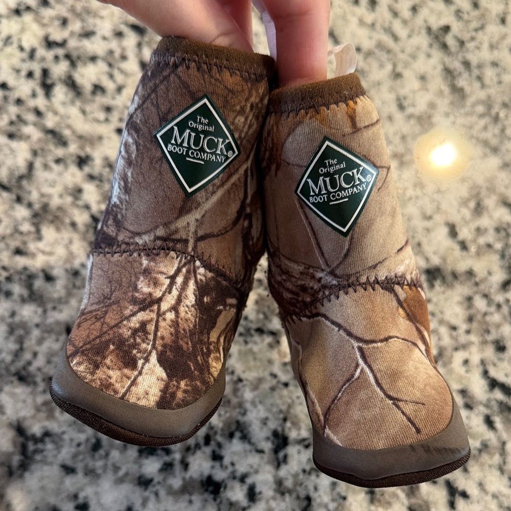Muck Boot Company baby Brown Camo Boots